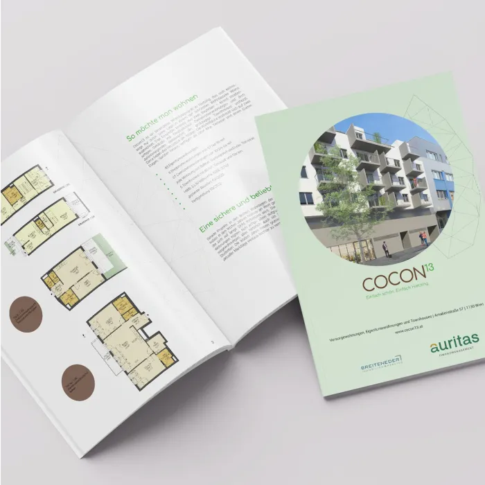 Projekt-Folder Innenseite "Cocon13"