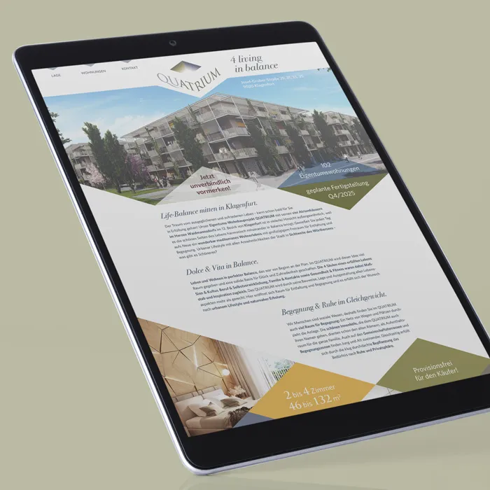 Quatrium Landingpage 