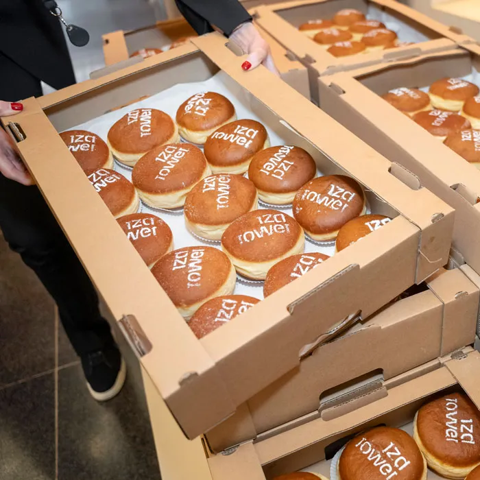 Anlieferung Krapfen