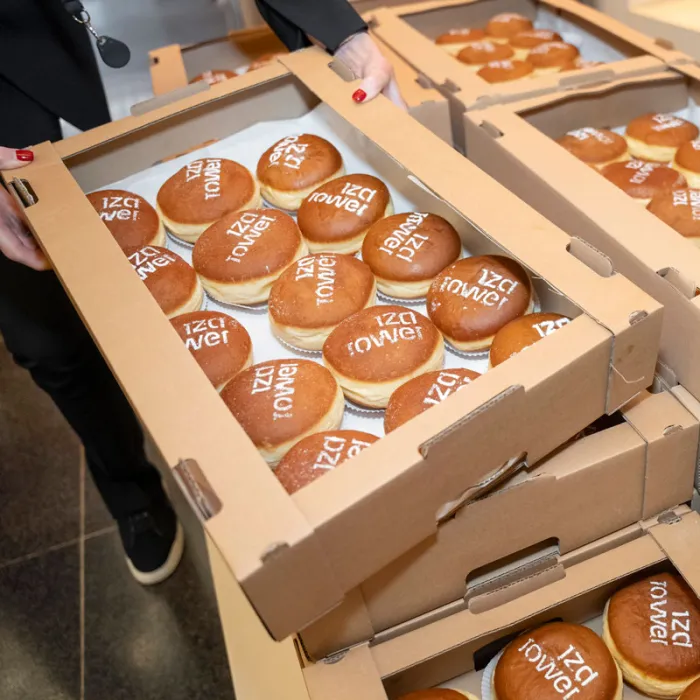 Krapfen Anlieferung
