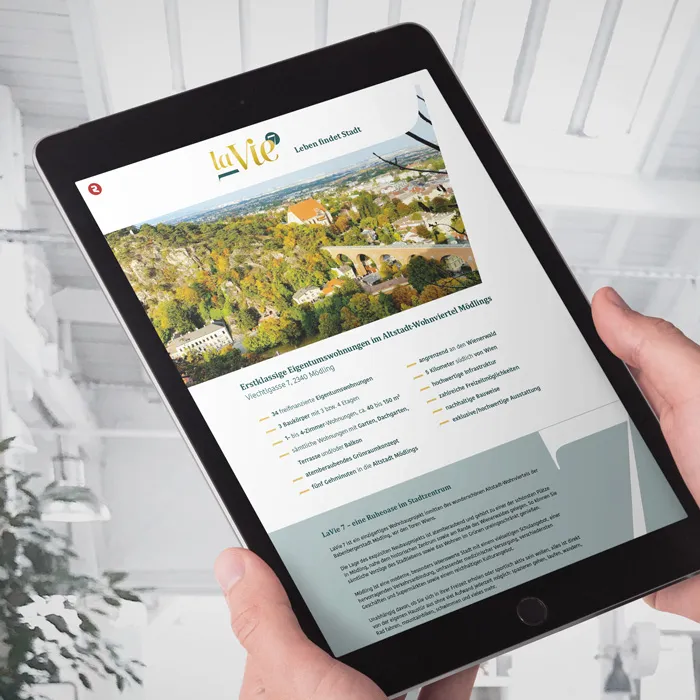 LaVie7 Landingpage