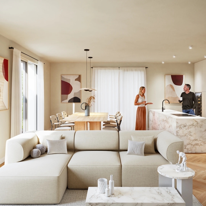 The Green View Wohnküche