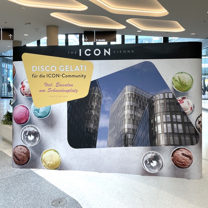 Eis-Event Eventrückwand