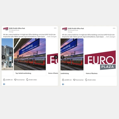 EUROPLAZA Karussell Anzeige Linkedin