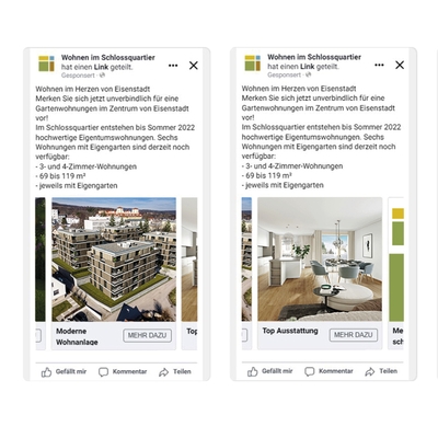 Schlossquartier Karussell-Anzeige